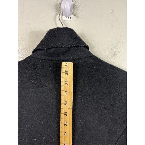 Rag & Bone Full Zip Distressed Wool Peacoat Trench Size 6 - Picture 9 of 14